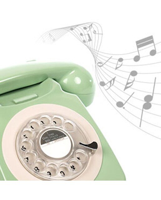 Telefone Rotary - Verde 4