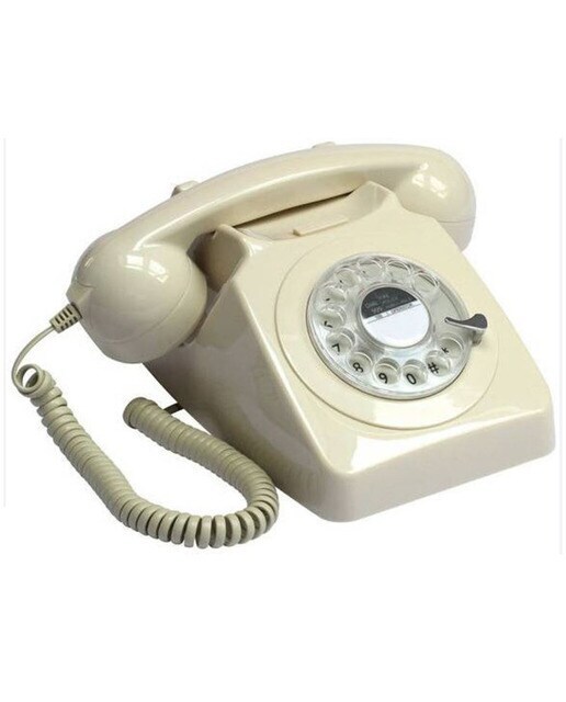 Teléfono GPO Rotary Marfil