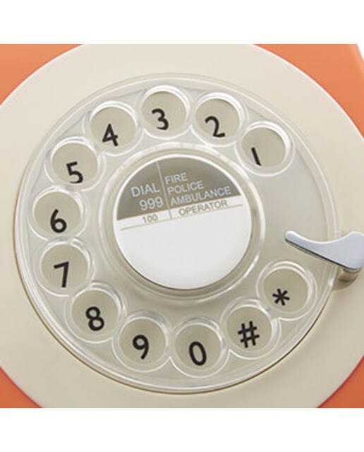 Telefone Rotary - Laranja 2