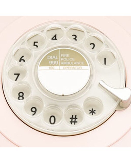 Telefone Rotary - Rosa 2