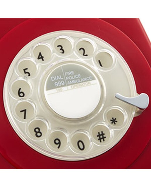 Telefone Rotary - Vermelho 2