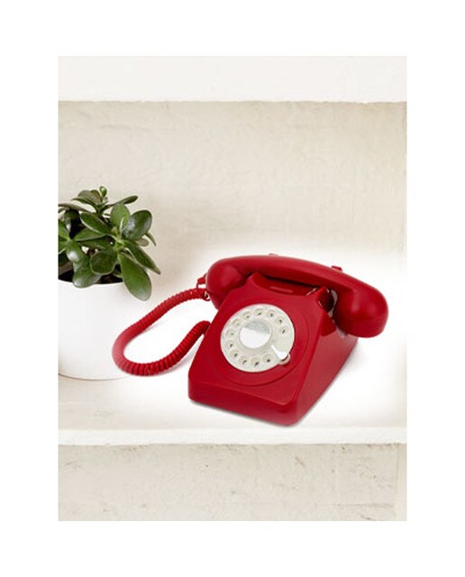 Telefone Rotary - Vermelho 6