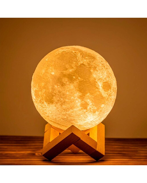 Candeeiro Lua 20 cm em PVC - 16 Cores 5
