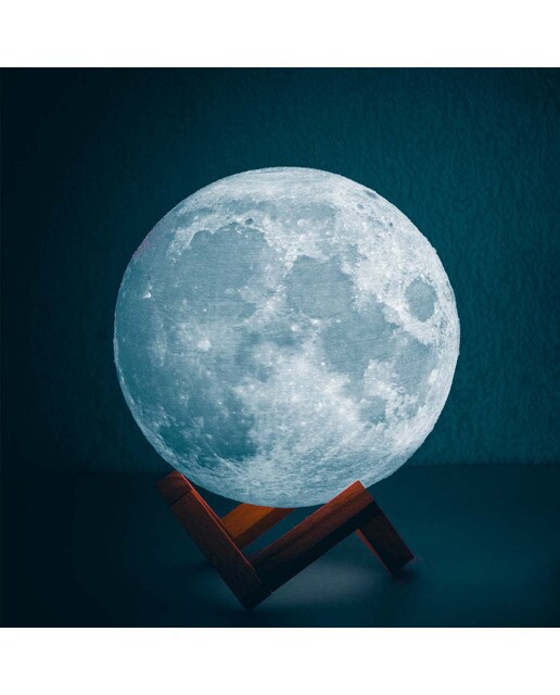 Candeeiro Lua 20 cm em PVC - 16 Cores 6