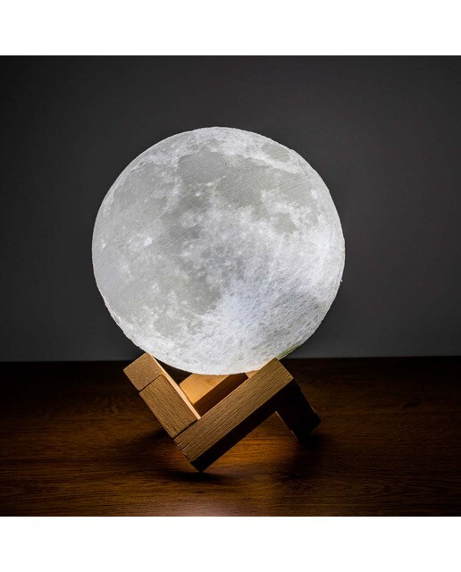 Candeeiro Lua 20 cm em PVC - 16 Cores 8