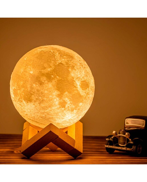 Candeeiro Lua 20 cm em PVC - 16 Cores 9