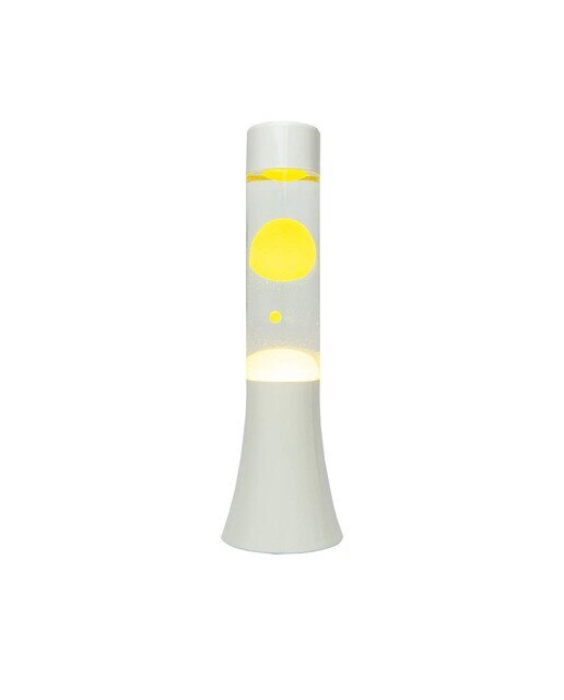 Candeeiro de Lava Mini - Amarelo/Branco 1