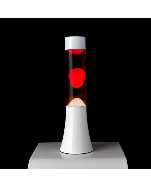 Candeeiro de Lava Mini - Vermelho/Branco 2