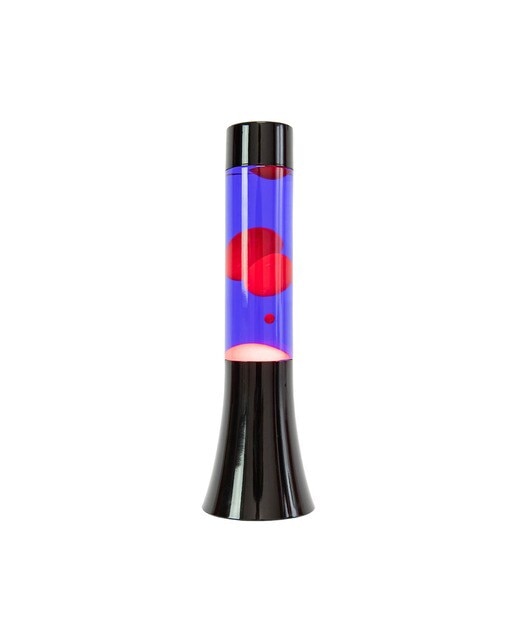 Candeeiro de Lava Mini - Vermelho/Azul 1