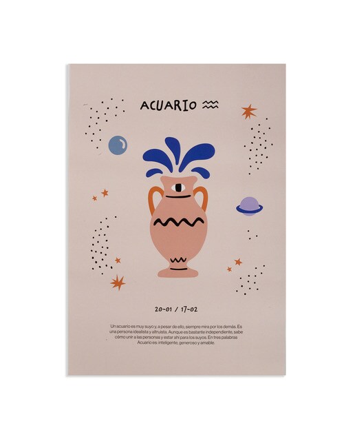 Cartaz Horóscopo Aquário 1