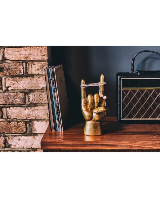 Suporte para Auriculares Mão Rock - Dourado 5