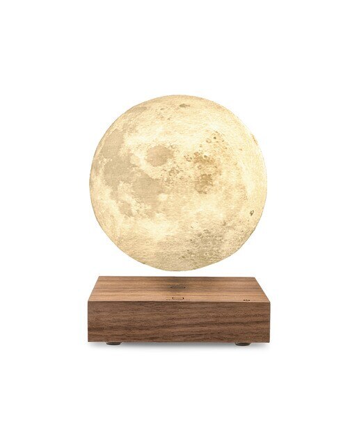 Candeeiro de Lua Desing Base Nogueira 8