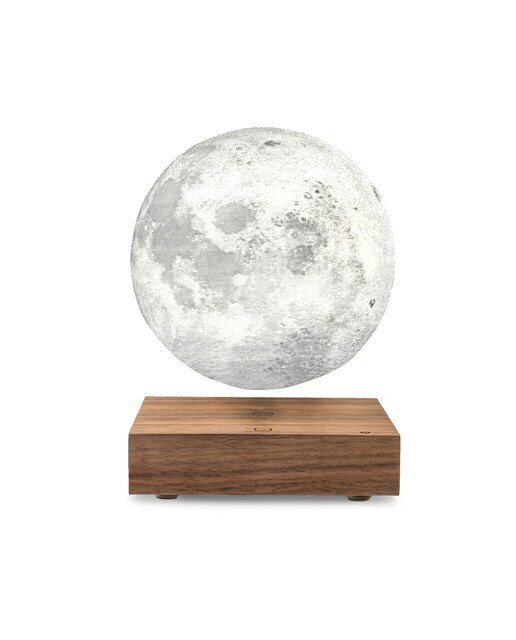 Candeeiro de Lua Desing Base Nogueira 9