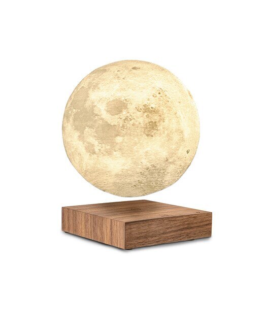 Candeeiro de Lua Desing Base Nogueira 10