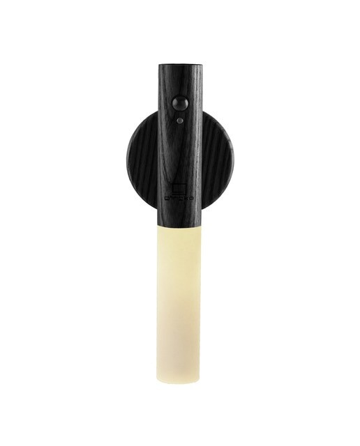 Luz Aplique em Madeira Desing - Preto 1