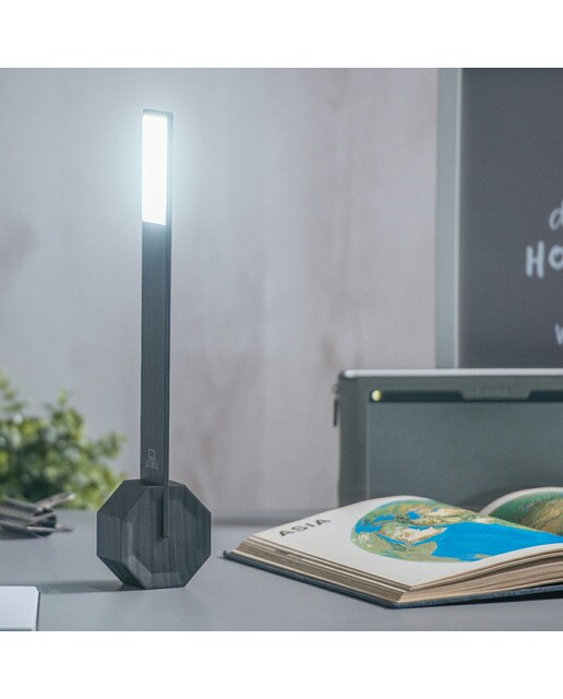 Luz Secretária Portátil Desing - Preto 6