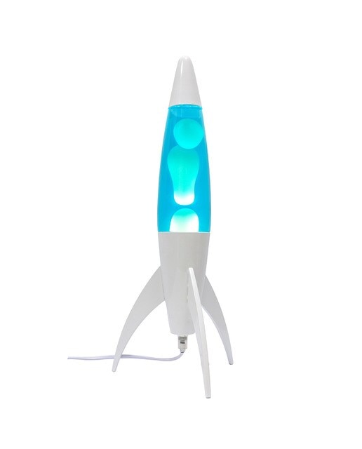 Candeeiro de Lava Rocket Fisura Azul 1