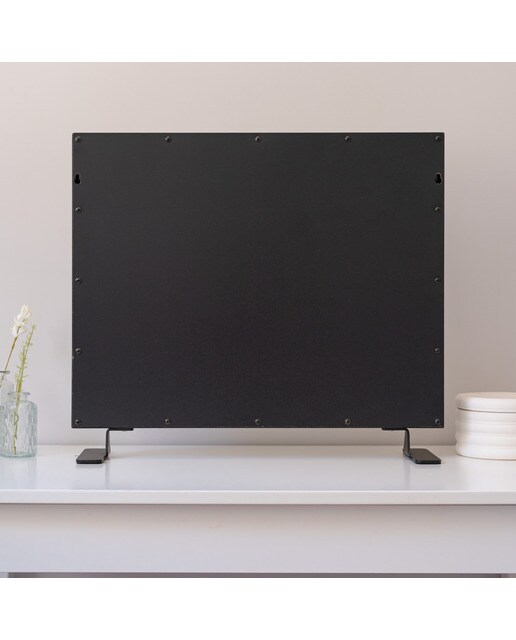 Espelho Flamingueo preto com base elevada e luzes LED estilo Hollywood 14 lâmpadas e 3 modos de iluminação 8