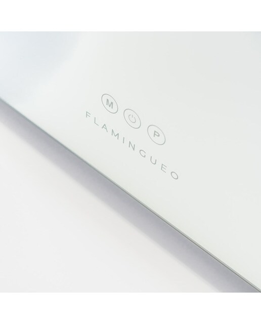 Espelho Flamingueo base elevada com luzes LED estilo Hollywood 14 lâmpadas e 3 modos de iluminação 6