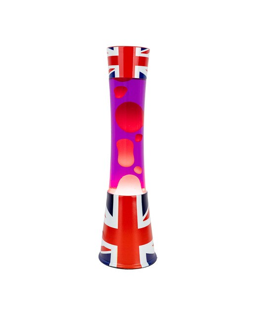 Lâmpada de lava tower Fisura bandeira UK 1