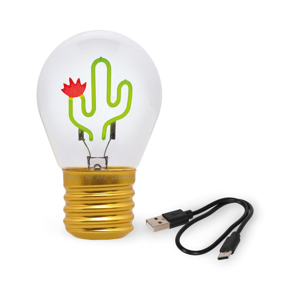 Candeeiro de mesa Legami Cactus 7