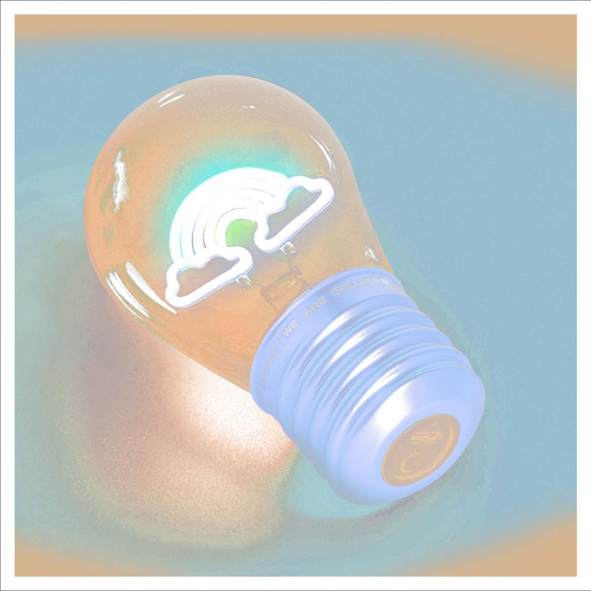 Candeeiro de mesa Legami Rainbow 1