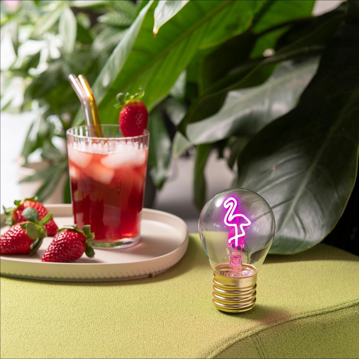 Candeeiro de mesa Legami Flamingo 3