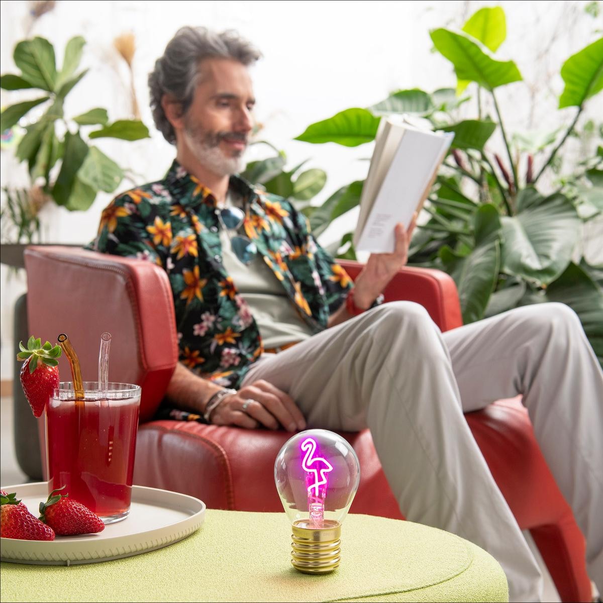 Candeeiro de mesa Legami Flamingo 4