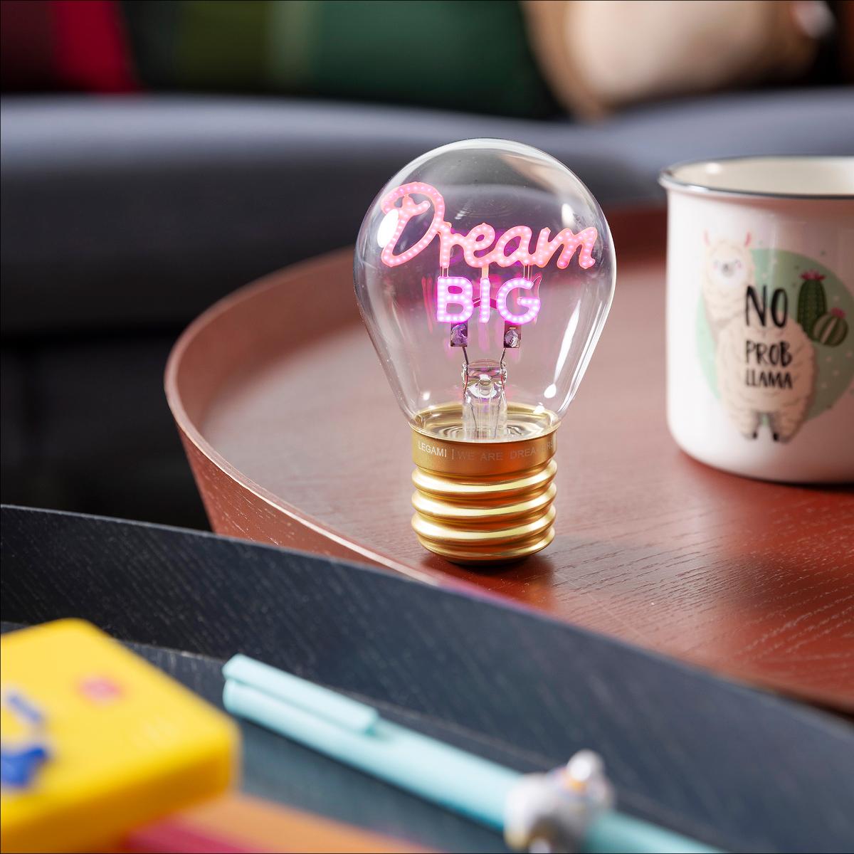 Candeeiro de mesa Legami Dream Big 3