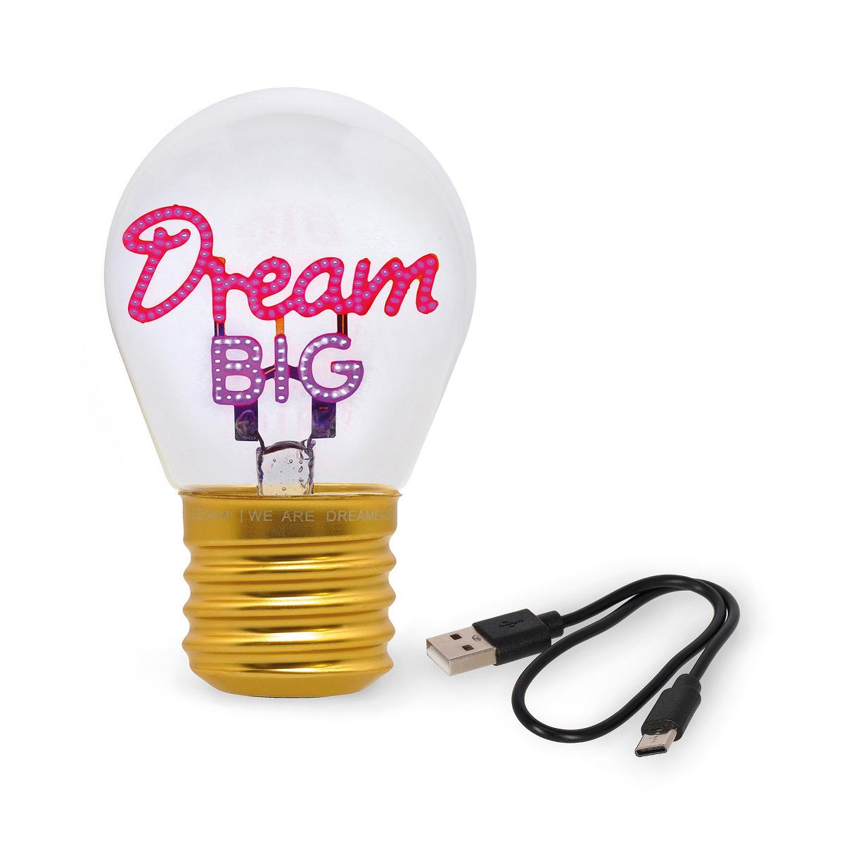 Candeeiro de mesa Legami Dream Big 6