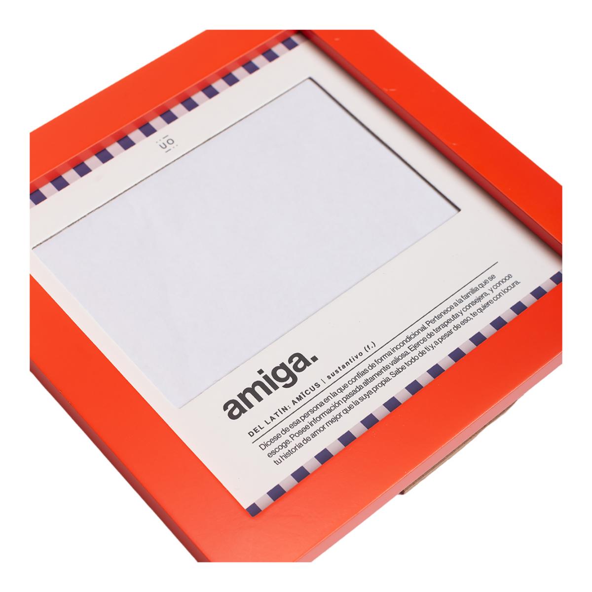 Moldura para fotos UO Amiga definição bicolor 2