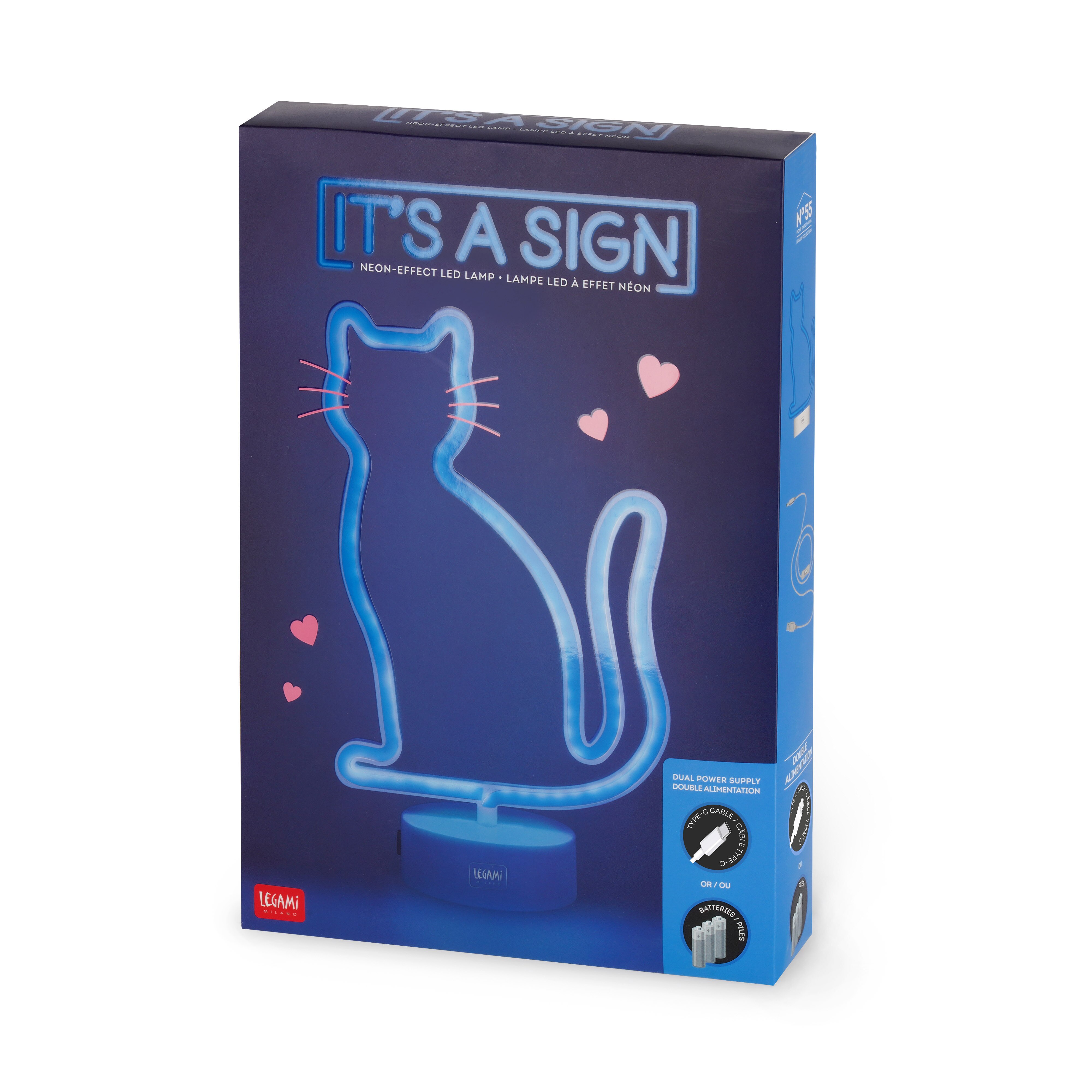 Lâmpada LED Legami Kitty 3