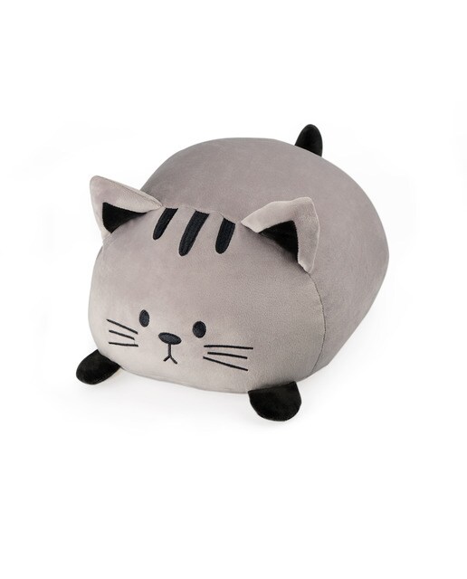 Almofada Kitty Balvi na Forma de Gato Extra Suave - Cinzento 1