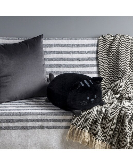 Almofada Kitty Balvi na Forma de Gato Extra Suave - Preto 2