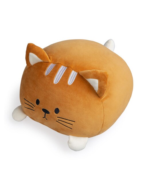 Imagem 0 de Almofada Kitty Balvi na Forma de Gato Extra Suave - Castanho