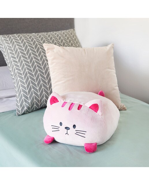 Almofada Kitty Balvi na Forma de Gato Extra Suave - Rosa 2