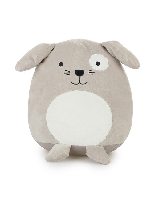 Almofada Woof Balvi na Forma de Cão Extra Suave - Cinzento 1