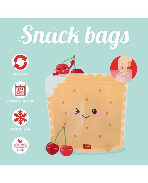Conjunto 3 Bolsas Comida Cookie 2