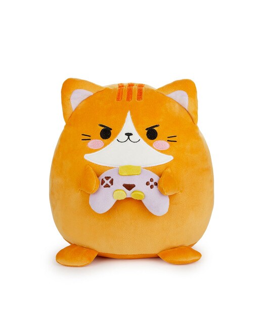 Almofada Fluffy Kawaii Gamer Balvi laranja poliéster 1
