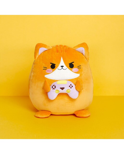 Almofada Fluffy Kawaii Gamer Balvi laranja poliéster 2