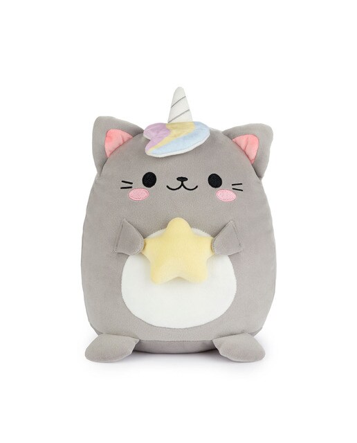 Almofada Fluffy Kawaii Starry Balvi cinzento poliéster 1