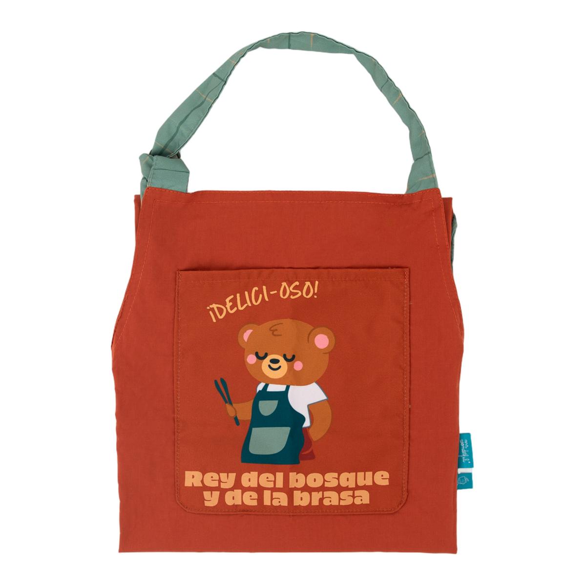 Delantal Mr Wonderful - Rey del bosque y de la brasa. 2