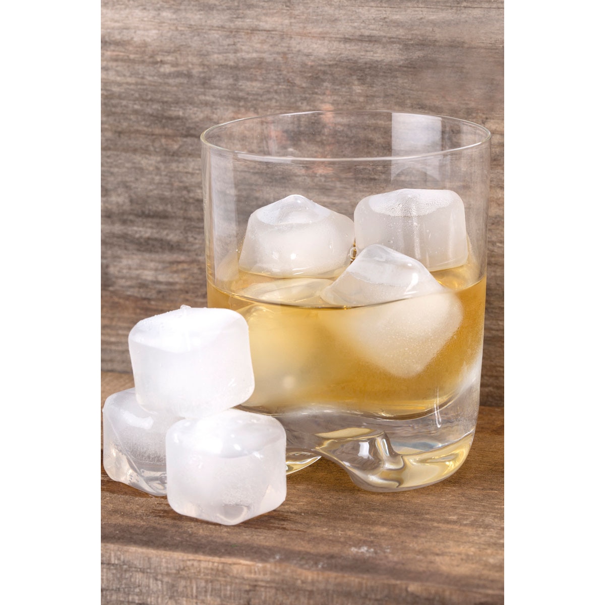 Conjunto de 30 Cubos de Gelo Reutilizáveis Kikkerland Brancos 5
