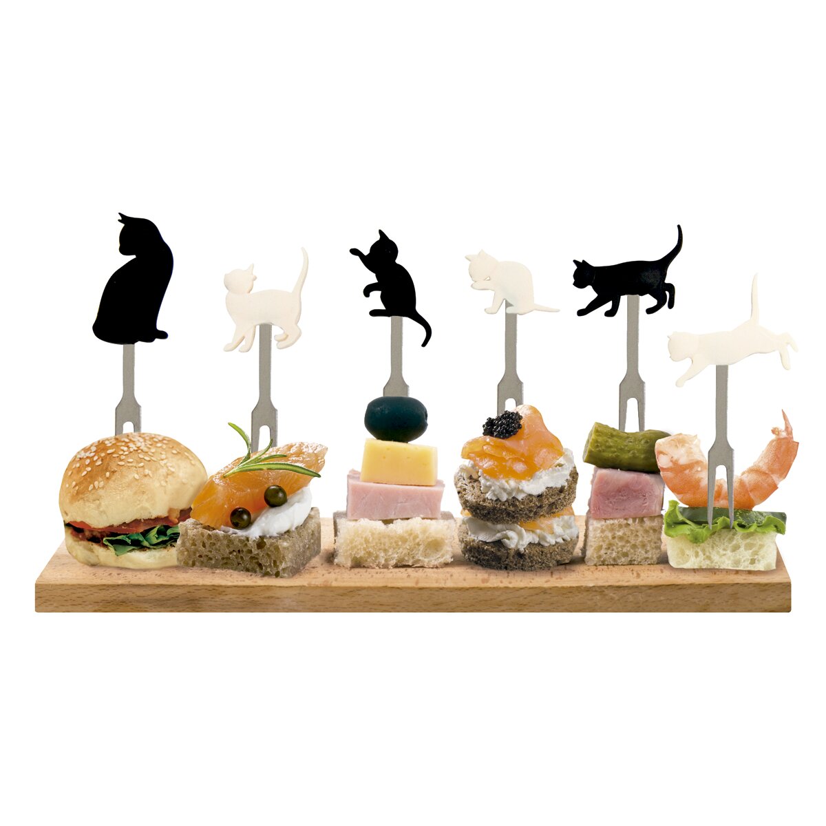 Conjunto 6 Minigarfos Aperitivo Meow 2
