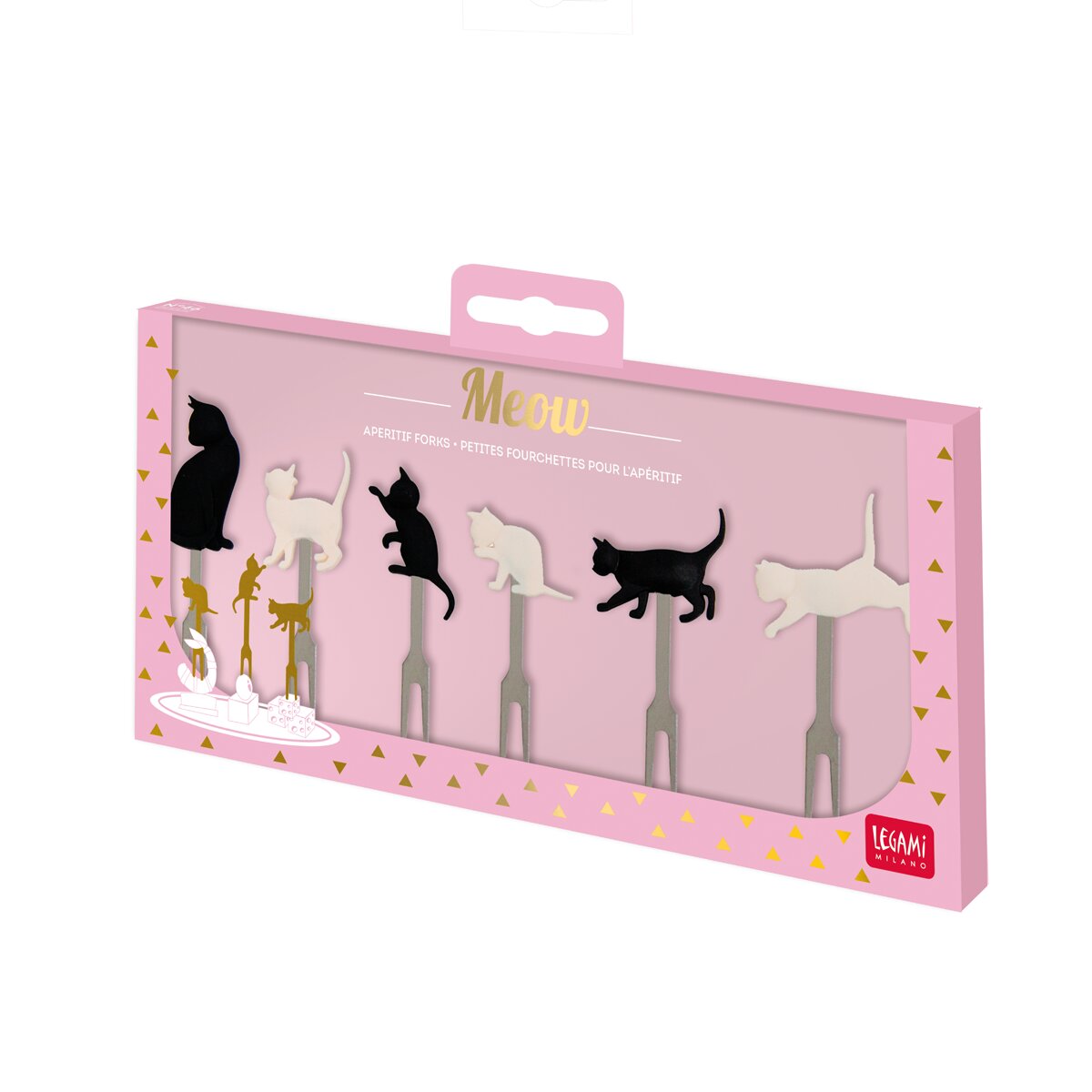 Conjunto 6 Minigarfos Aperitivo Meow 3