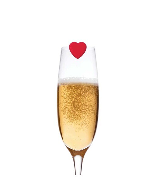 Conjunto de marcadores de copos Love in the Glass 2