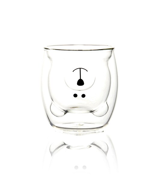 Imagem 0 de Copo Glasito para Café de Camada Dupla Urso Polar
