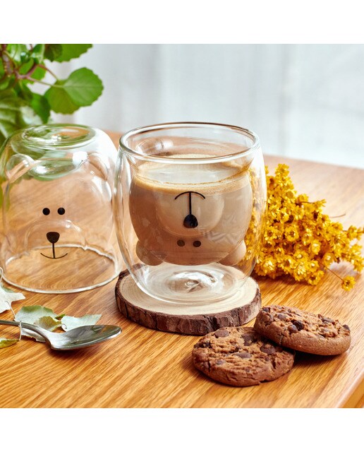 Copo Glasito para Café de Camada Dupla Urso Polar 4