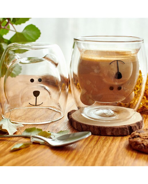 Copo Glasito para Café de Camada Dupla Urso Polar 6