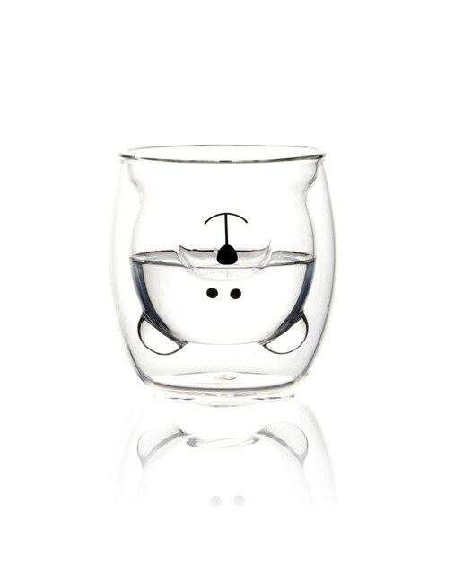 Copo Glasito para Café de Camada Dupla Urso Polar 7